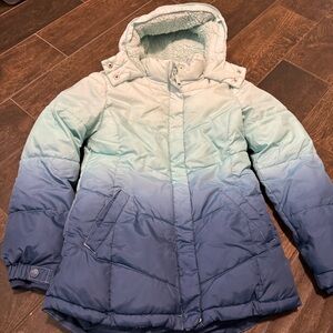 GUC Justice Ombré Sherpa Lined Puffer Coat